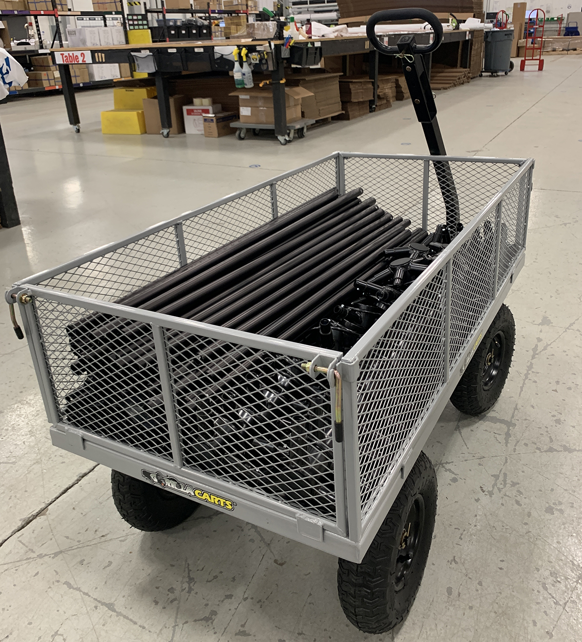 Loaded Dome Cart