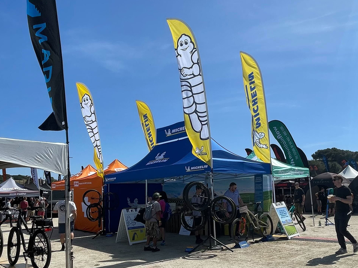 Michelin Tires Custom Tent and Flags
