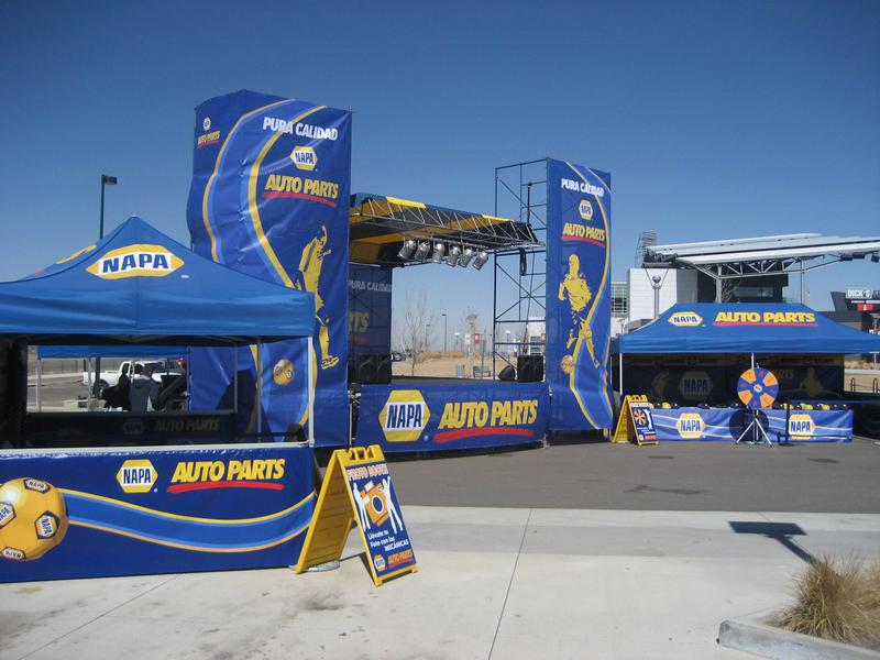 NAPA Branded Tents and Assets for Event Sponsorship