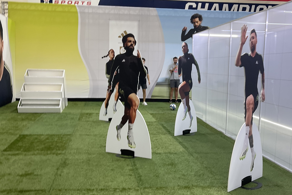 Freestanding Rigid Soccer Player Cutouts